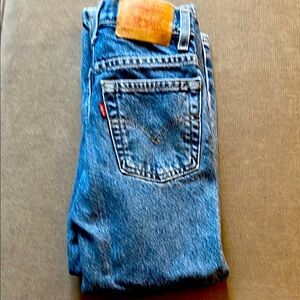 Levis Relaxed Fit 550 Blue Denim Jeans Size 8